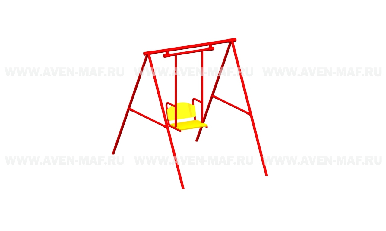 Качели маятниковые на жесткой подвеске К-1 ж 
