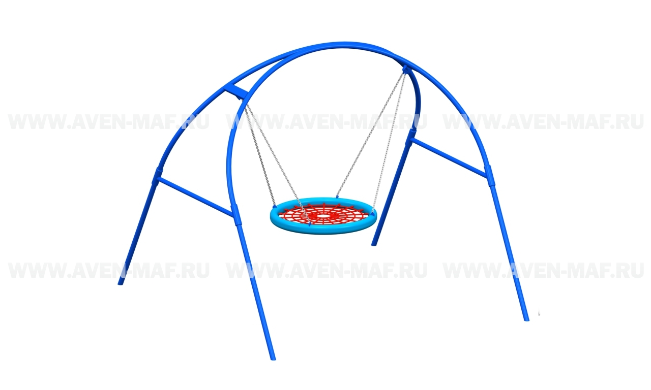 Качели маятниковые К-30м с подвесом "Гнездо"