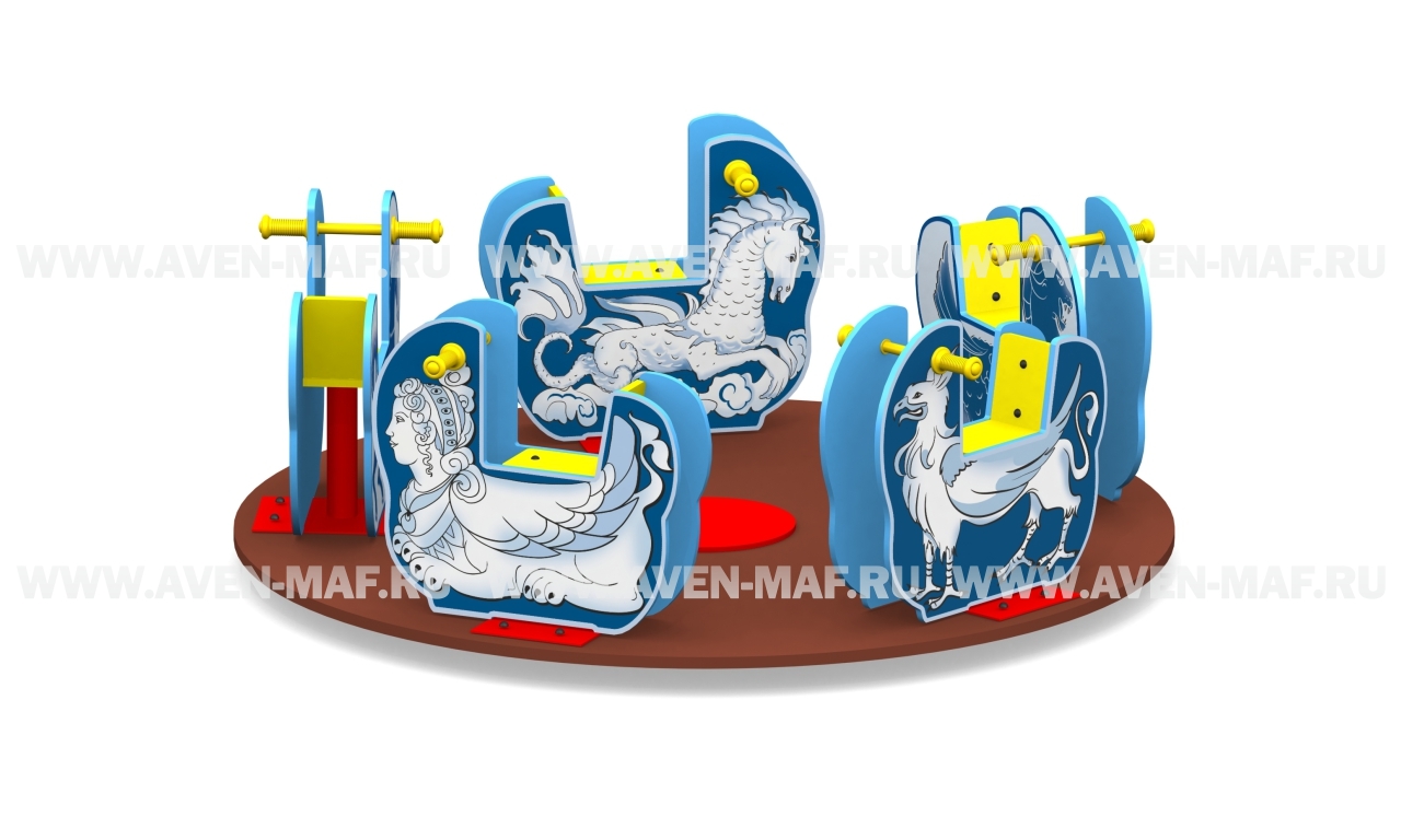Детская карусель К-7/1 "Санторини"