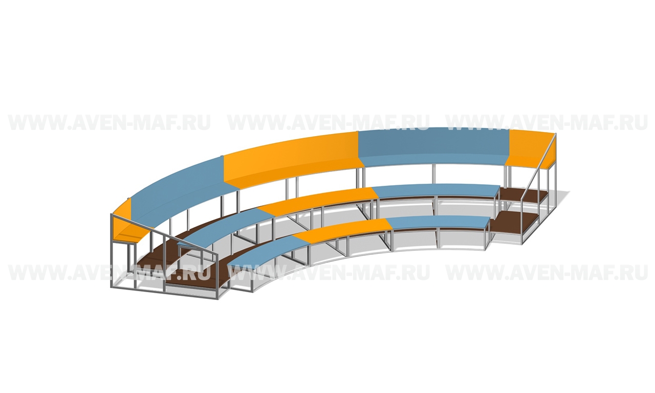Трибуна спортивная С-141 "Оптима"