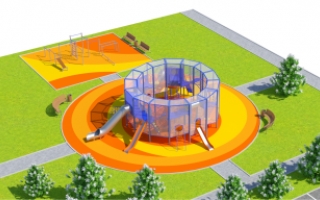 Детские площадки в стиле "Арена"
