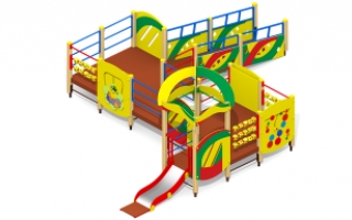 Игровой комплекс для детей с ограниченными возможностями Г-403 "Сити C"