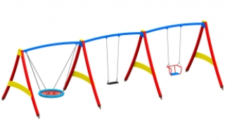 Качели маятниковые К-31/3 с подвесами "Гнездо", Тип-2 и Тип-3
