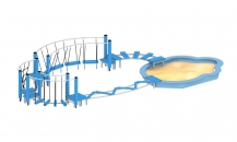 Песочница с полосой препятствий МПП-6